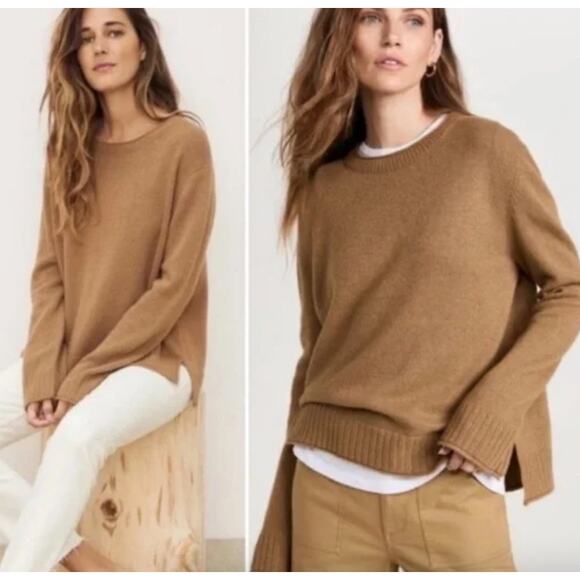 Jenni Kayne ‘Everyday’ Sweater Camel Size Large - Picture 1 of 4